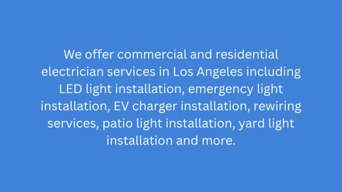 Commercial Electrician