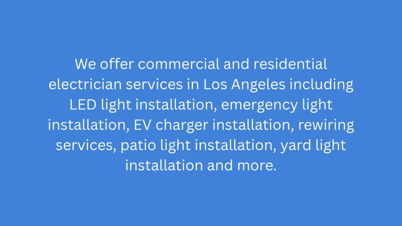 Commercial Electrician