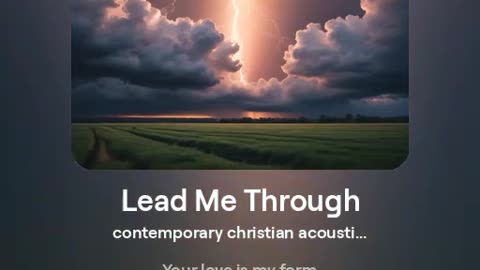 Lead Me Through - Psalm 28