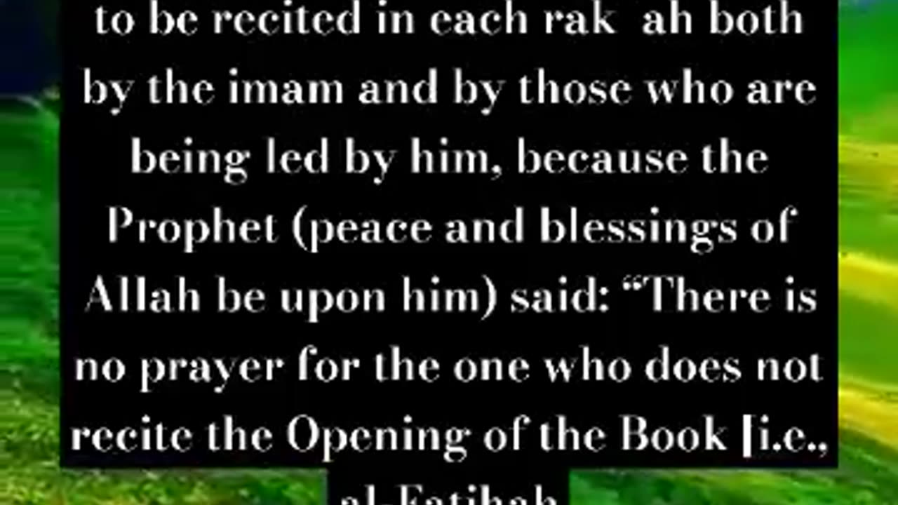 Do you recite a fat guy in every rakaat?
