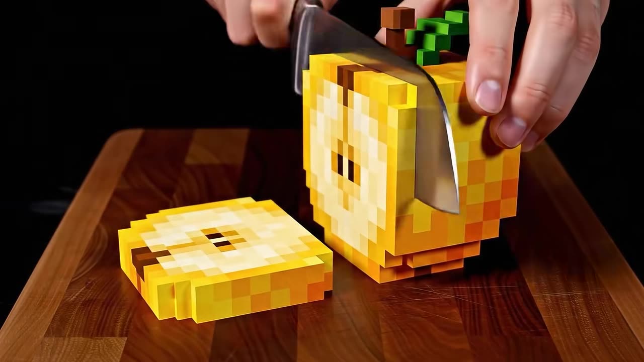 Cutting Minecraft Blocks ASMR Mini Edition #1