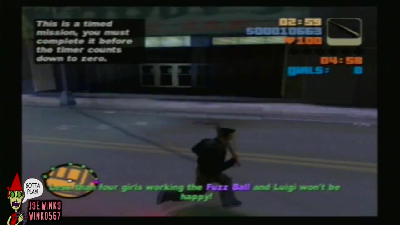 2014 09 29 - Grand Theft Auto III Playthrough 1x05 The Fuzz Ball Joe Winko