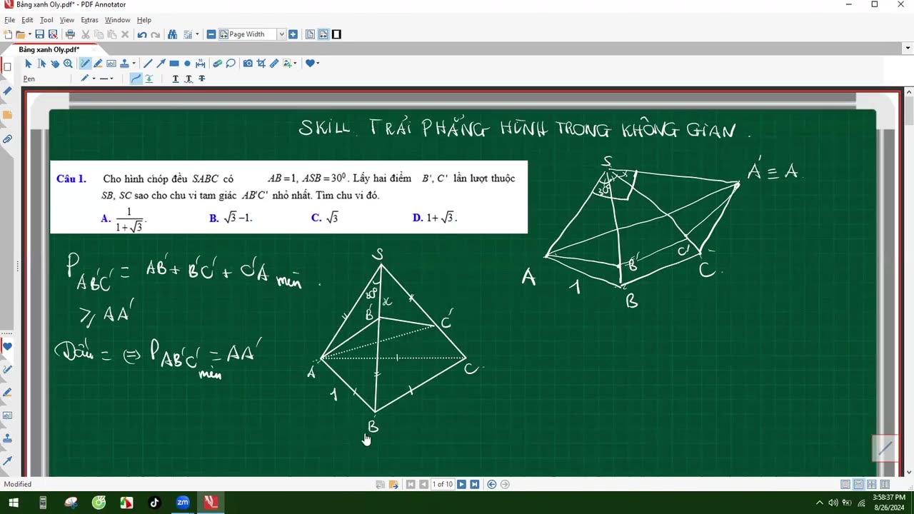 Skill trải phẳng hình