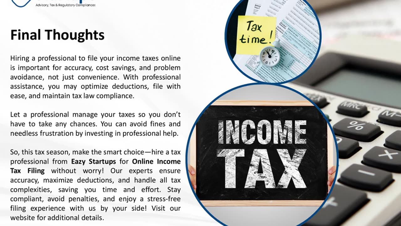 Why To Hire Professionals For Online Income Tax Filing