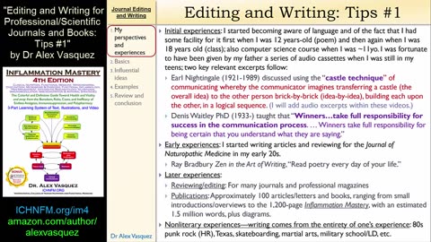 Tips on Writing and Editing, especially for formal-professional writing