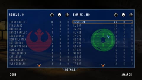 Star Wars Battlefront 2004: Instant Action Tatooine: Jabba's Palace Empire Gameplay