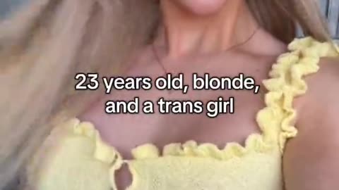 Admirable blonde tgirl