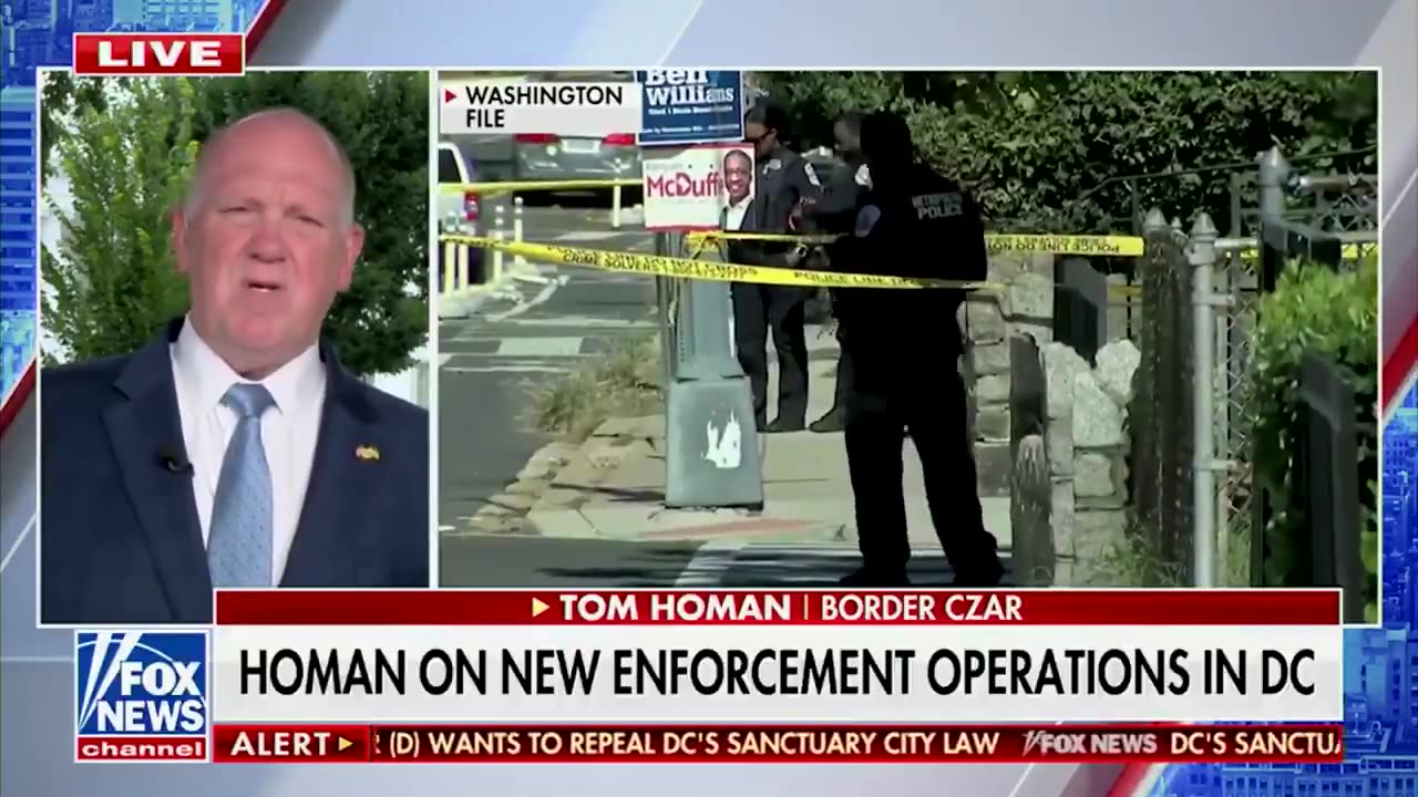 🚨 DC’s illegal alien Sanctuary City status has been REVOKED ⚡Tom Homan