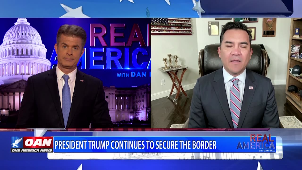 REAL AMERICA -- Dan Ball W/ Victor Avila, Border Crossing Numbers Down, 7/3/25