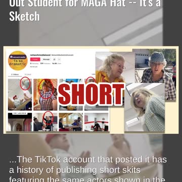 Fact Check: Video Does NOT Authentically Show Teacher Kicking Out Student for MAGA Hat -- A Sketch