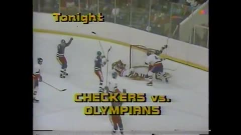 January 3, 1980 - Indianapolis Checkers & U.S. Olympic Hockey Team Play to a Tie