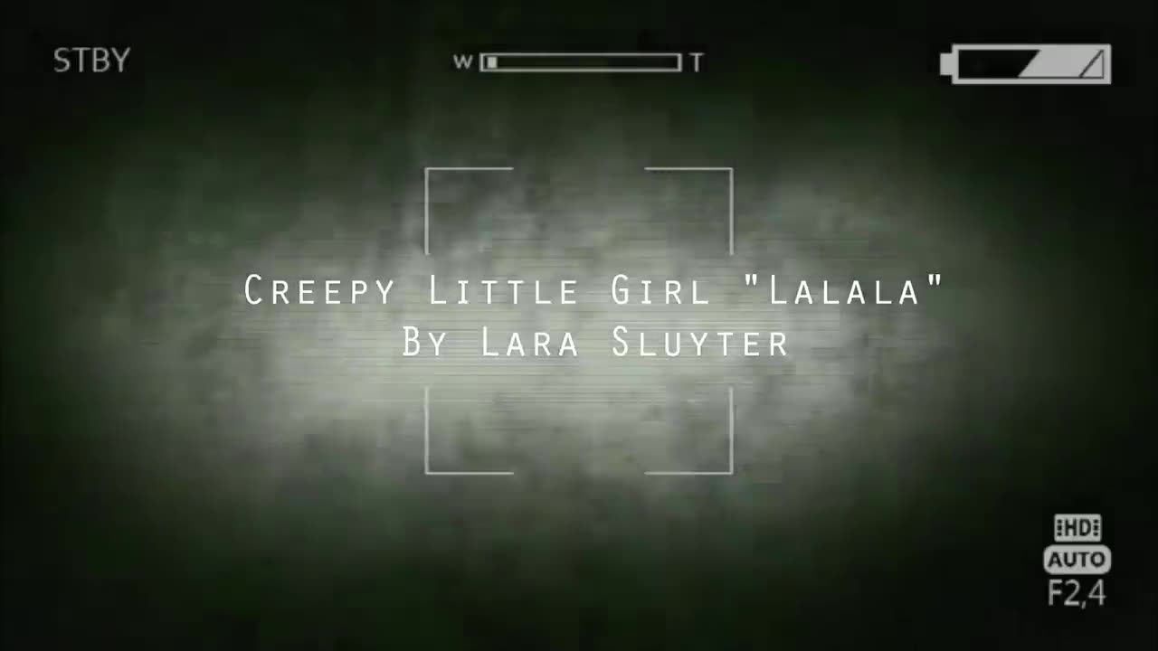 Creepy Little Girl Singing