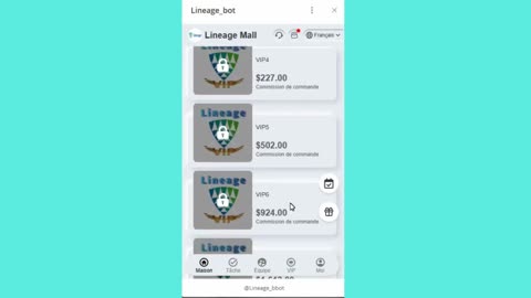 new mining mini app telegram bot lineage