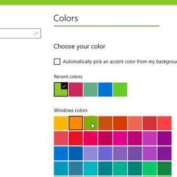how to custom pick an accent color