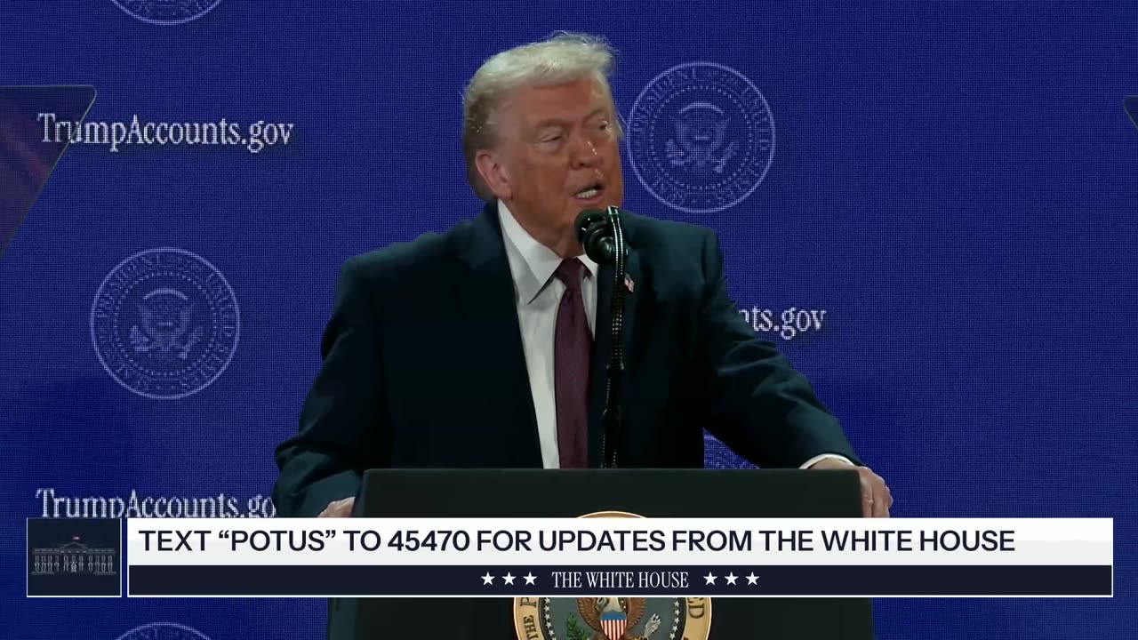 President Trump Delivers Remarks on Trump Accounts