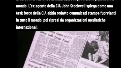 DISINFORMAZIONE COME ARMA: <<La CIA utilizza la propaganda come sistema per innescare conflitti armati, neutralizzare ed eliminare i propri nemici e per rovesciare governi legittimi>>