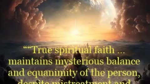 True spiritual faith