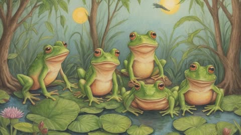 Le Soleil et les Grenouilles ✨ Histoires pour s’endormir - Conte de fée - Livres courts racontés