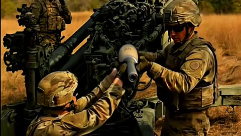 “Soldier Loads & Fires Artillery Rocket Realistic 4K Army Operation Battlefield Cinematic”