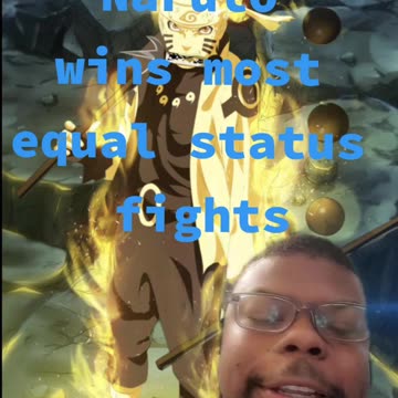 naruto wins most equal stats fights