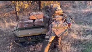 🚁⚔️ Ukraine Russia War | Russian Courier Robot Delivers Supplies on Frontlines | RCF