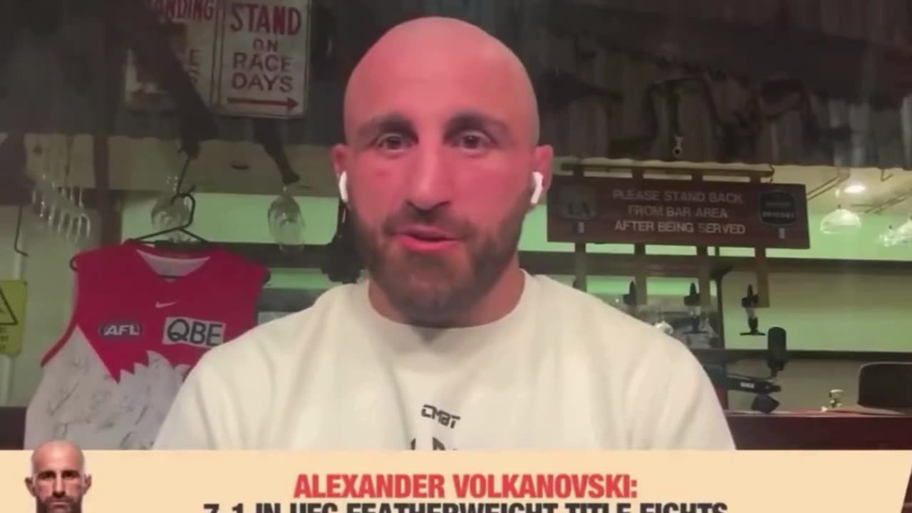 Volkanovski says there’s a “good chance” he would’ve retired if he suffered a knockout loss to Lopes