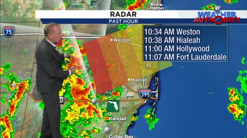 Fast-moving storms expected to sweep across South Florida