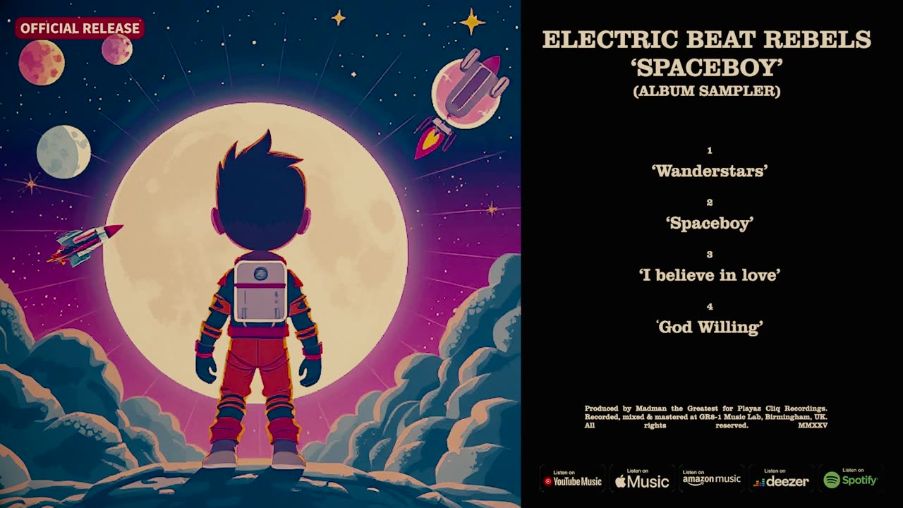 Electric Beat Rebels - Spaceboy (Album Sampler) [Official Audio]