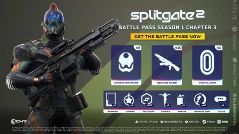 Season 1 - Chapter 3 Battle Pass Trailer | Splitgate 2