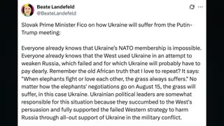 Zelensky Alaska dreaming. Macron/Starmer UNITE. EU/UK hand Vance counter proposal. Medvedev cartels