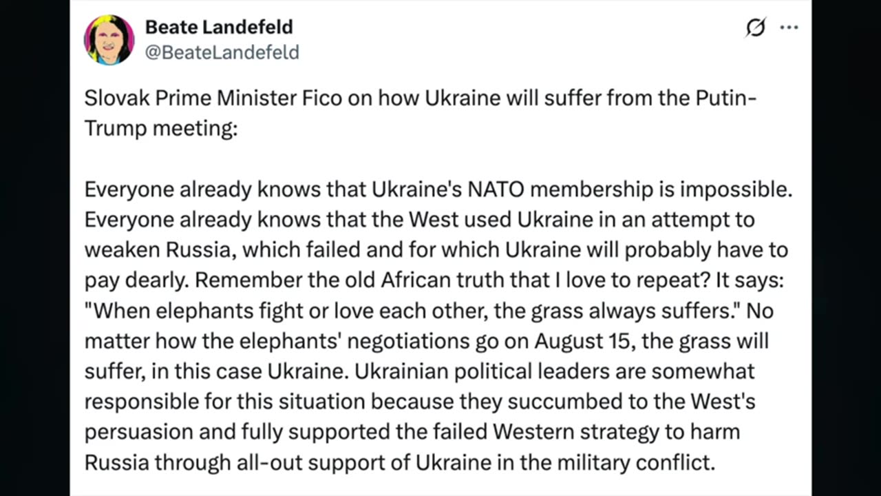 Zelensky Alaska dreaming. Macron/Starmer UNITE. EU/UK hand Vance counter proposal. Medvedev cartels