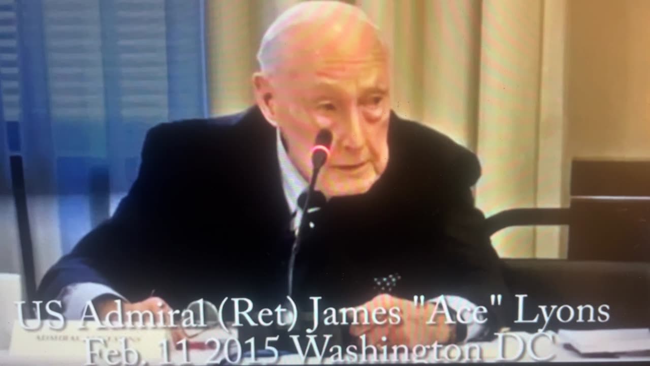 Admiral Lyons 2015 stated - We could have ended Iran’s reign terror in 1987 - who stopped this?