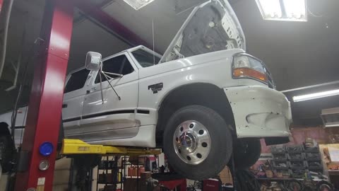REPLACING THE TRANSMISSION ON THE 1996 F 350