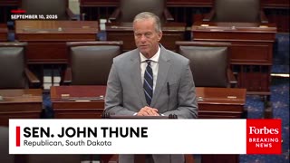 BREAKING: John Thune Condemns Killing Of Charlie Kirk At University Event In Utah