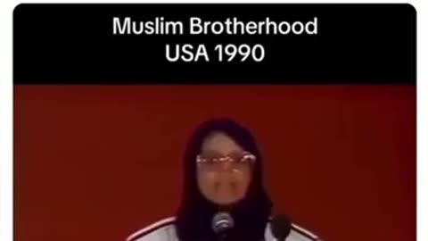 MUSLIM BROTHERHOOD 1990 We want to revamp them we want to turn them into Muslims