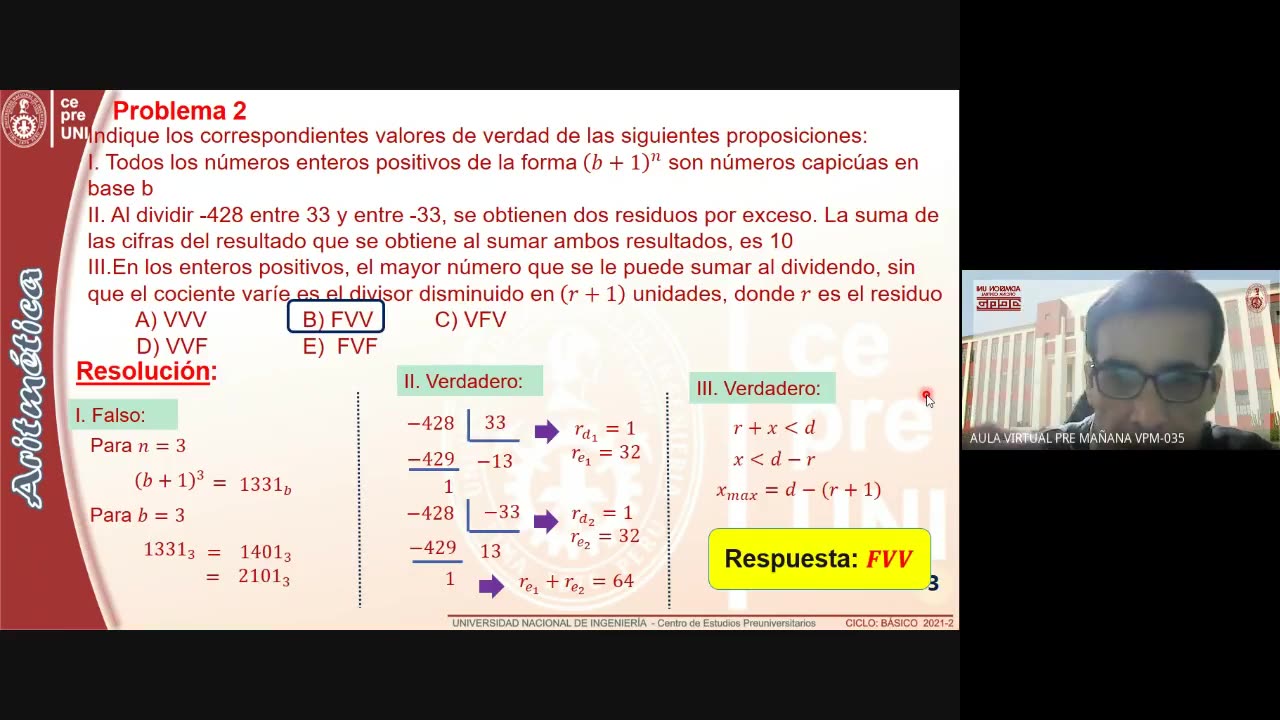 CEPRE UNI 2022 - 1 | Semana 13 | Aritmética S2