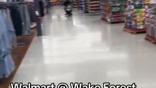 People in Charlotte are posting videos that their Walmart is empty because illegal aliens