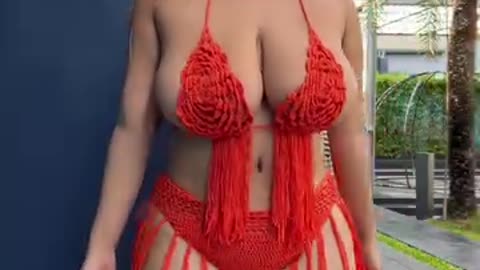 🍒 Big Tiddies In Orange Fit 🔥