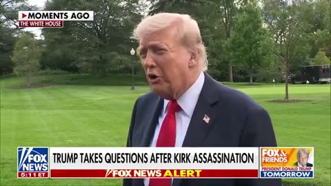 We have him': Trump says suspected Charlie Kirk assassin is in custody