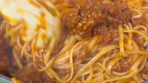 Bolognese but with pantry staples because real life