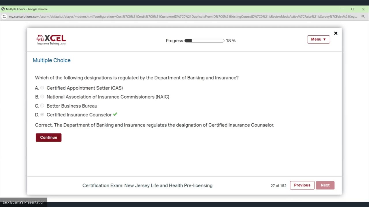 New Jersey Life and Health Pre-licensing 1