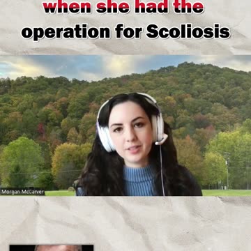 What age she was when she had the operation for Scoliosis