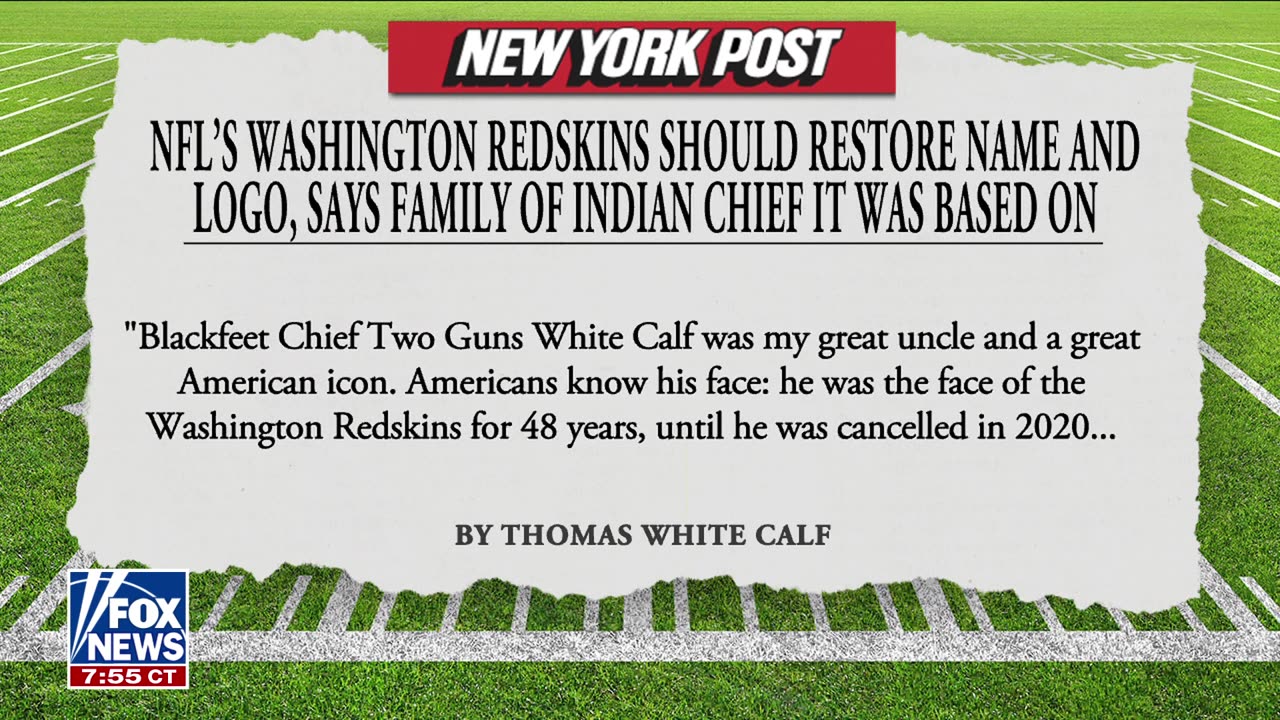 Native Americans look to bring back Redskins name
