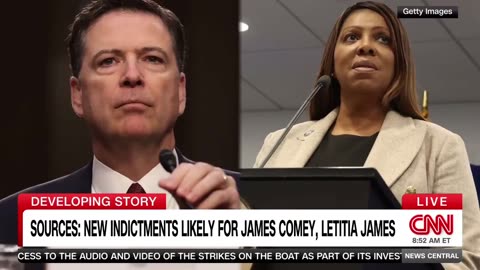 James Comey and Letitia James are reportedly facing new indictments this week
