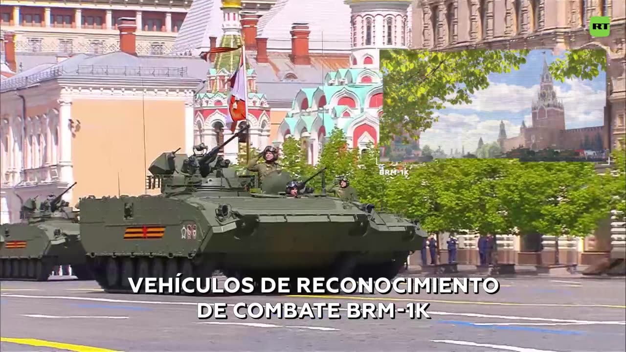Tanques y misiles participan en el desfile del Día de la Victoria en Moscú