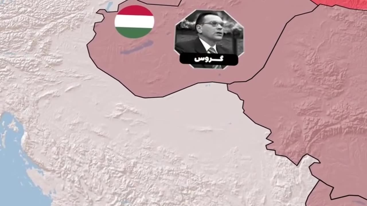 نقشه بلوک شرق قبل از سقوط