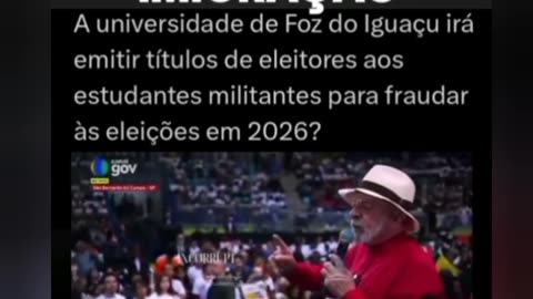 Unila universidade para formação de terroristas. Foz do Iguaçu