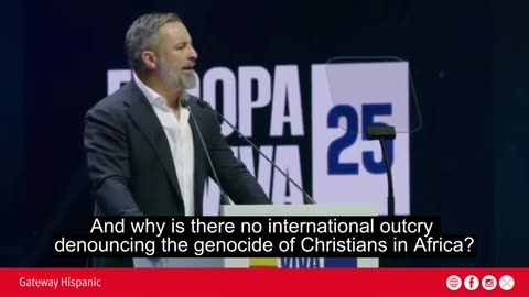 Santiago Abascal: Genocidio de Cristianos en África