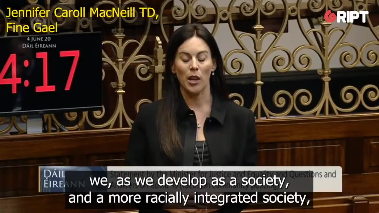 Irish politicians have completely lost their minds. "Invisibility cloak of white privilege" 😆