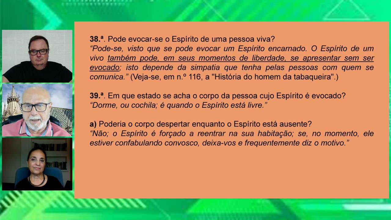 #253 O Livro dos Médiuns- Das Evocações - 11ª parte com André Sobreiro, Nellyd Fernandes e Dejair Boselli